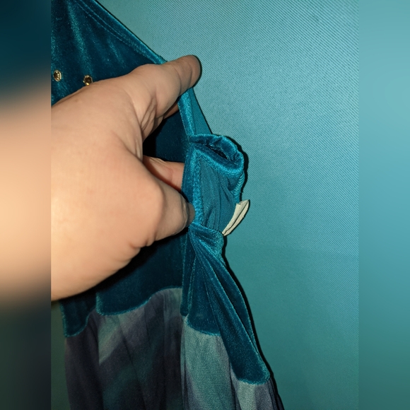 Flowy blue dress - Picture 3 of 10